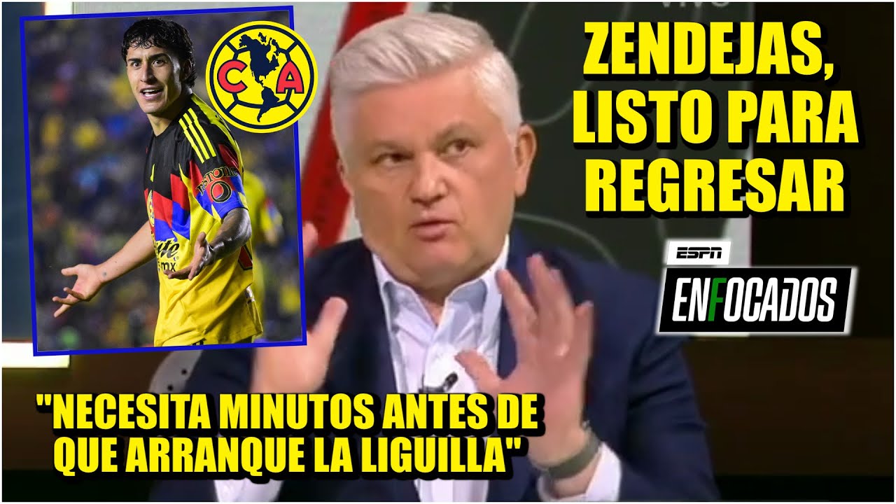 AMÉRICA RECUPERARÍA a Alejandro Zendejas para el juego de Liga MX ante el Toluca | Enfocados