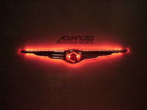 AACstyle Illuminated Chrysler 300 Wing with Center Brakelight Advanced Automotive Concepts