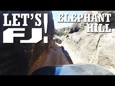 LET'S FJ! - Elephant Hill Trail - Cruise Moab 2013 - FJ Cruiser Off-Road