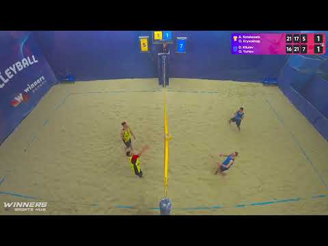00:30 A. Kotelenets / O. Kryvoshap - D. Kliuiev / O. Yurtov 16.05.2023 | Winners Beach Volleyball