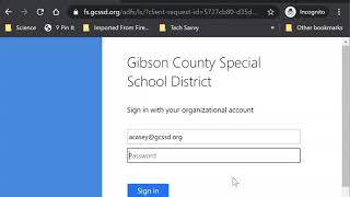 How GCSSD Students Log In to Schoology