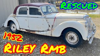 1952 Riley RMB saved from getting cut up .. will it run