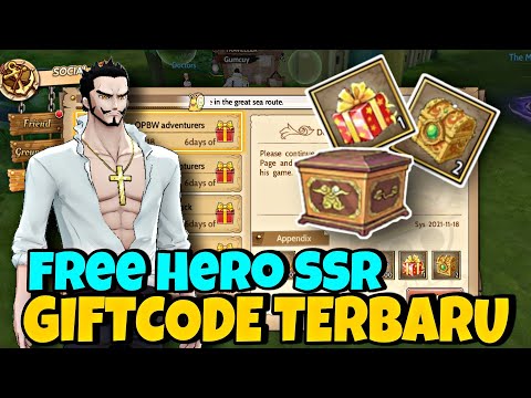 GIFTCODE Terbaru Spesial Mihawk NW + Gacha !! Free Hero SSR & Warship - One Piece Burning Will