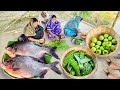 ডবল রূপচাঁদ মাছ কেটে তেলঝাল রান্না সা�
