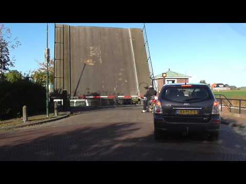 Brugopening Tsjerkwerderbrug Tjerkwerd Tsjerkwert Basculebrug/ Drawbridge/ Pont Basculant/ Zugbrücke