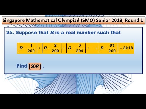 Q25 of SMO 2018 Senior Round 1.
