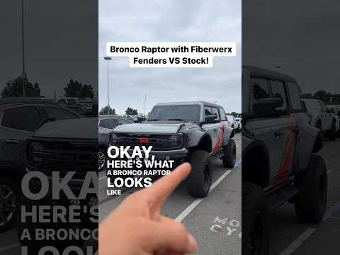 What’s your thoughts on the bronco raptor fenders from @fiberwerx ? #Bronco #BroncoRaptor