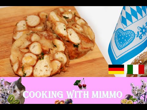 Brezelnknödel selbst gemacht , Brezelnknödel fatti in casa