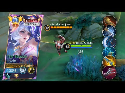 LAYLA BEST HIGH DAMAGE HACK BUILD 2025!😱 THIS BUILD IS LITERALLY BROKEN! (PLS TRY THIS BUILD)
