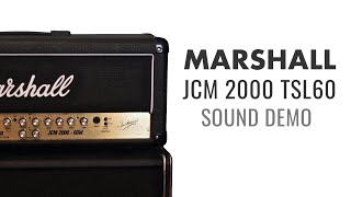 Video thumbnail for Marshall JCM 2000 TSL60 Triple Super Lead Guitar Amp Head Sound Demo by Caleb Andresen