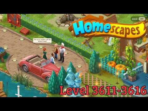 Gameplay Homescapes Level 3611-3616
