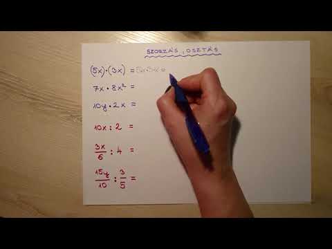 Algebrai kifejezések 7. - Összefoglalás