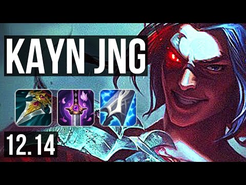 KAYN vs NUNU (JNG) | 12/1/4, 69% winrate, Legendary | KR Grandmaster | 12.14