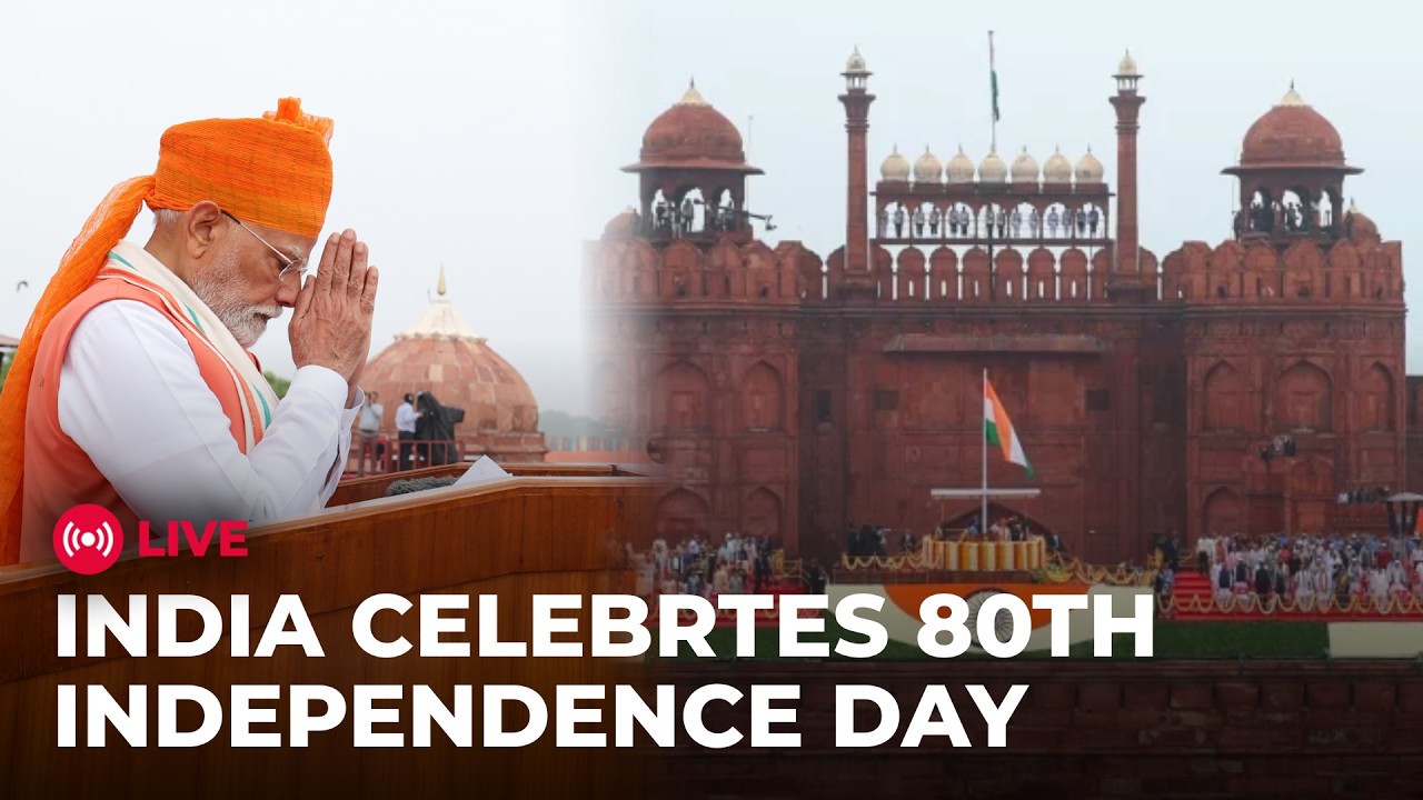 Independence Day 2026 LIVE: India Gears Up 80th Independence Day Celebration | PM Modi Speech