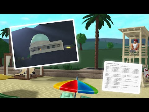 BLOXBURG UPDATE 0.11.8!! (NEW BEACH, OBSERVATORY, AND MORE!)