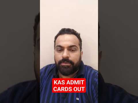 KAS PRELIMS ADMIT CARDS OUT #JKPSC #KAS #admitcard #shorts