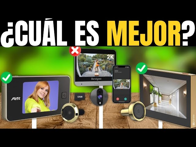 Vídeo relacionado con AYR Mirilla Digital de Puerta con Gran Pantalla a Color de 4,3". Cámara con Infrarrojos y visión Nocturna, PIR; detección de Movimiento. Batería Recargable. Prúebala con Alexa y Google Home.
