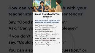 Speak English with Your Teacher | Easy English Speaking Practice | #easyenglish #englishforbeginners
