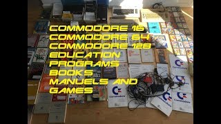 Incredible Commodore 64 Education collection Commodore 16 C64 C128 Books programs and games