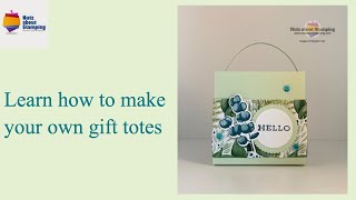 Learn how to make your own gift totes