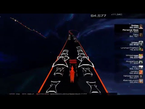 F-777 - Space Battle (Audiosurf 2, Ninja, Highscore)
