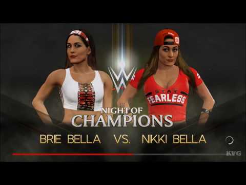 WWE 2K17 - Brie Bella vs Nikki Bella | Gameplay (HD) [1080p60FPS]