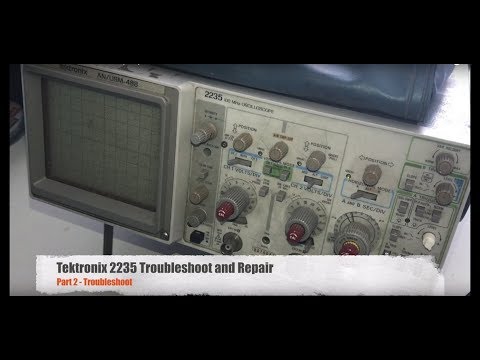 Tektronix AN/USM-488 2235 Oscilloscope repair and calibration 2 of 7