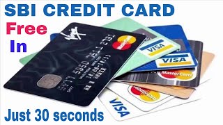 How to make credit card online | SBI CREDIT CARD ONLINE | Virtual credit card, State bank of India |