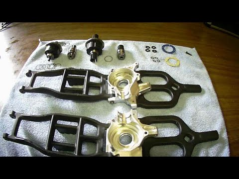 FLM Traxxas E-Maxx Hybrid Diff Installation using Trophy Buggy Flux Diffs