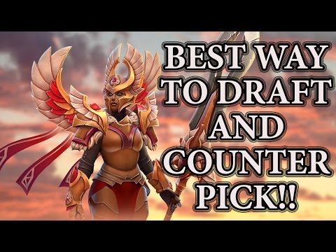 The best way to draft and counter pick for Legion Commander for Patch 7.05