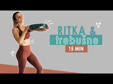 15 Min Ritka in trebušne – z elastiko / Abs and Glutes Workout w Band | Maricka Mary Stakne