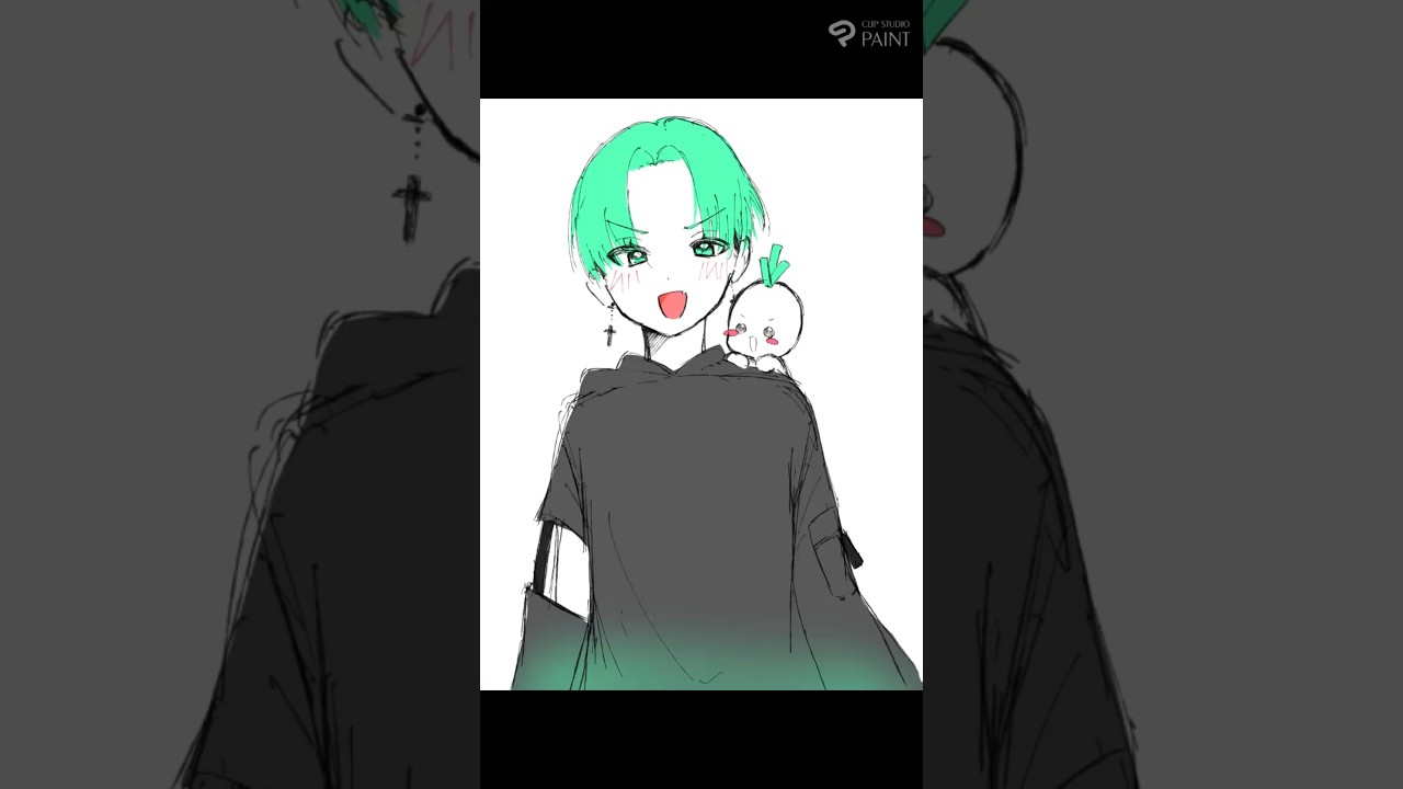 本日誕生日につき。 #イラスト #イラストメイキング