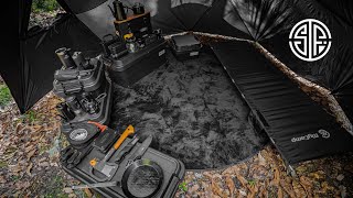 【キャンプ】# 40 無骨【黒】キャンプギアで地べたスタイル！チェアもテーブルもトランクカーゴあればいらない。突然の雨でも収納ボックスなら大丈夫🙆‍♂️【ミニマルワークス】【グラマーシェルター】