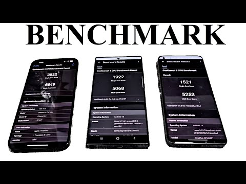 iPhone 14 Pro Max vs Samsung Galaxy S23 Ultra vs OnePlus 11 - BENCHMARK COMPARISON