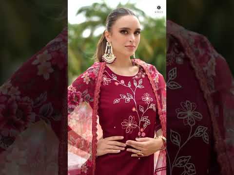 Kailee Fashion Nazakat Vol-3 Pure Viscose Silk Wholesale Readymade Suits Catalog – product video thumbnail