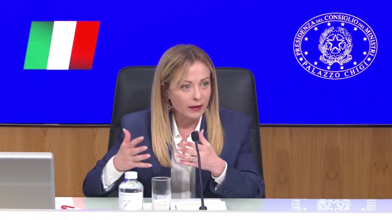 GIORGIA MELONI: "CON IL DECRETO LAVORO SCEGLIAMO IL SALARIO GIUSTO E LA CONTRATTAZIONE COLLETTIVA"