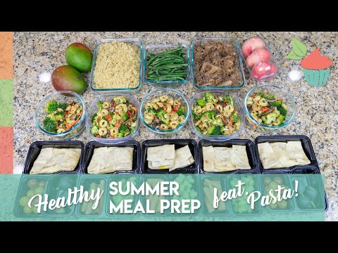 Summer Meal Prep ft. Pasta Salad and Beef Steak | Meal...