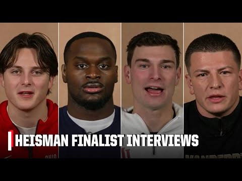 ALL 4 Heisman Finalist Interviews: Julian Sayin, Jeremiyah Love, Fernando Mendoza & Diego Pavia | SC