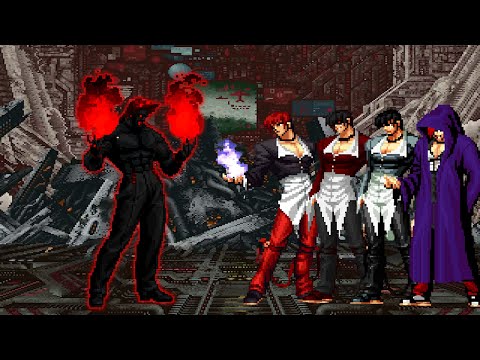 [KOF Mugen] Valmar Rugal vs Iori Yagami Team