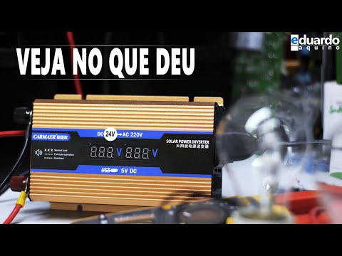 Veja no que deu os Testes com INVERSOR 10.000 Watts