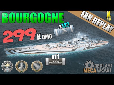 Bourgogne 299K Damage Ranked Battle | World of Warships