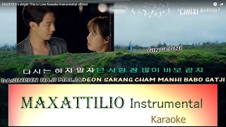DAVICHI It's alright This is Love   Karaoke Instrumental official