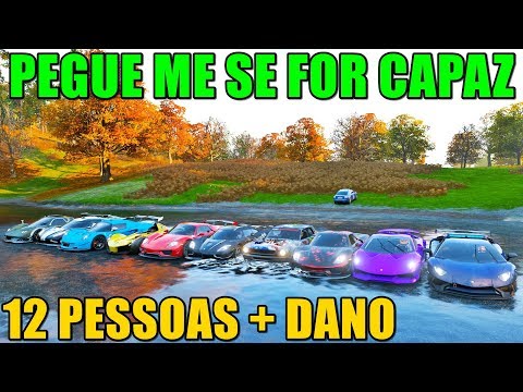 PEGUE ME SE FOR CAPAZ COM 12 PESSOAS MAIS DANO SIMULAÇÃO - FORZA HORIZON 4 - GAMEPLAY