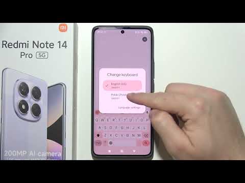 Redmi Note 14 Pro: How to Change Keyboard Language