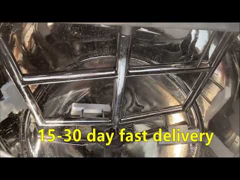 stainless steel mixing tank with agitator