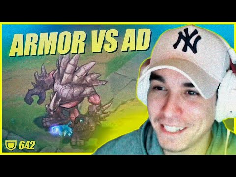 MALPHITE FULL ARMOR VS TIME AD | LEAGUE OF LEGENDS