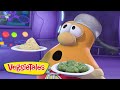 The Supperhero ️ Cleaning Your Dinner Plate VeggieTales Silly Songs With LarryBoy