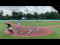 Ethan Starr at Bat in Diamond Nation Tournament 8/2/20 