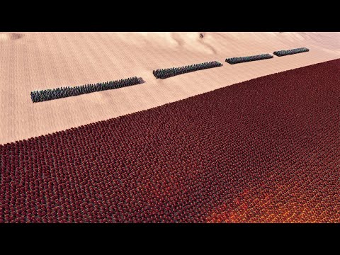1000 JEDI vs 25000 SPARTANS - Ultimate Epic Battle Simulator
