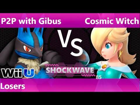 SW Plano 85 - P2P with Gibus (Lucario, Greninja) vs Cosmic Witch (Rosalina) Losers - Smash 4